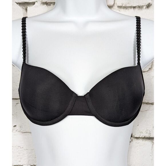 THIRDLOVE Satin Black Bra Size 27B NWT - Picture 1 of 5